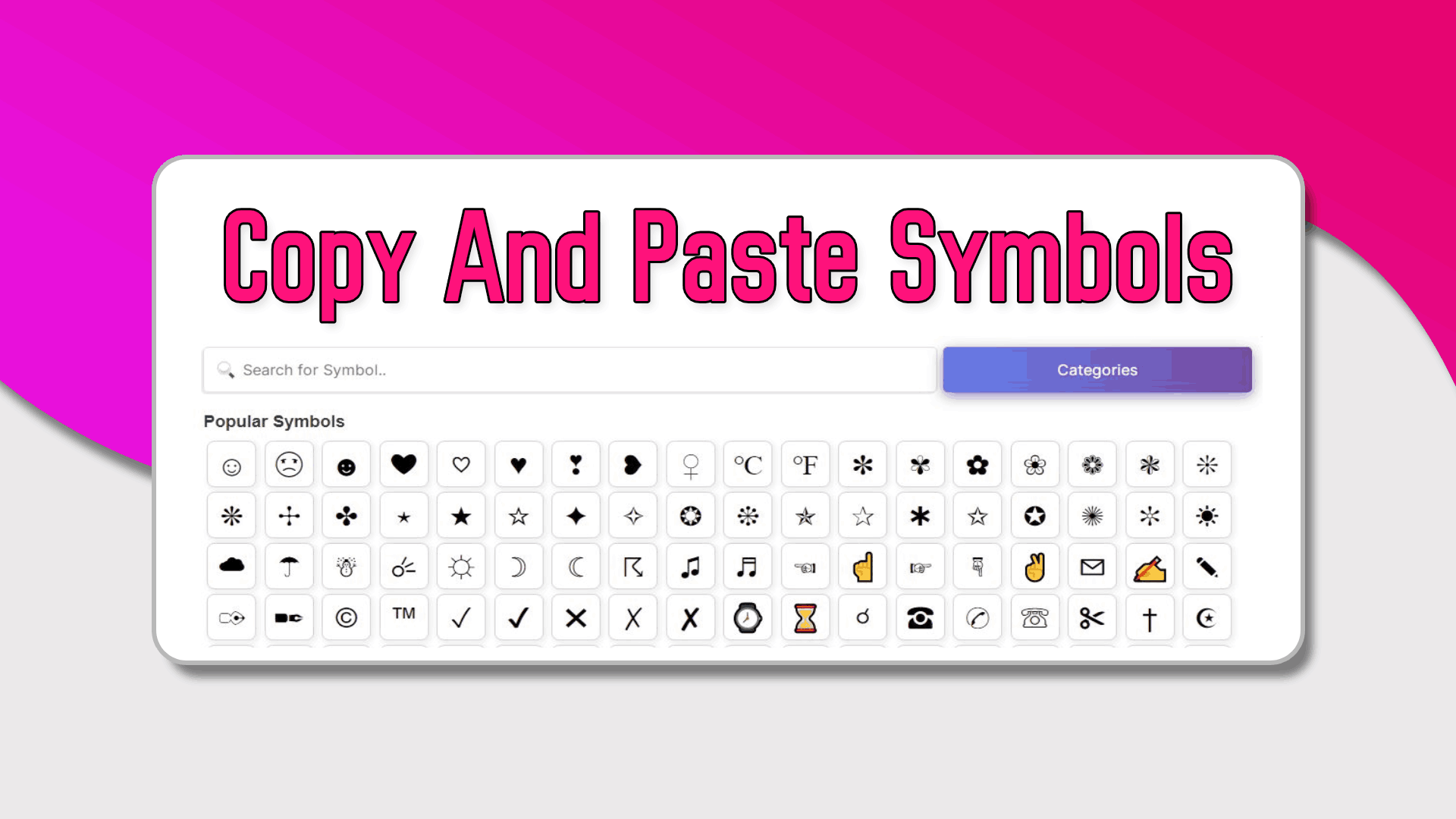 text emoji copy and paste